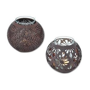 coconut candle holder