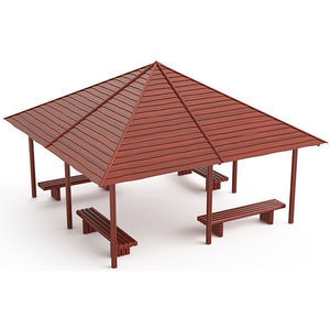 wooden gazebo