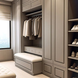 modular walk-in wardrobe