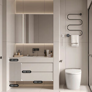 wall-mounted washbasin cabinet