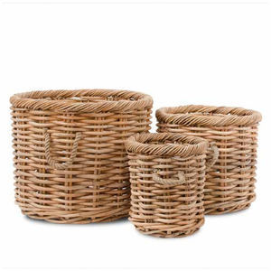 rattan plant pot
