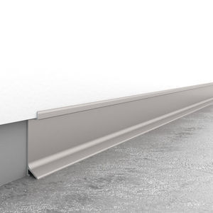 silver-colored baseboard 1