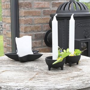 cast iron candle holder
