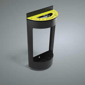 public trash bag holder