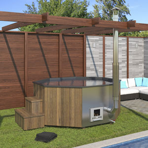 above-ground hot tub