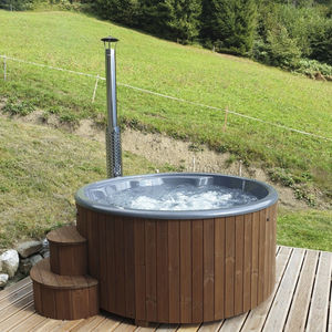 above-ground hot tub