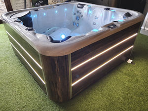 above-ground hot tub