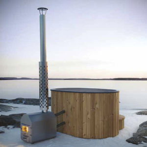 above-ground hot tub