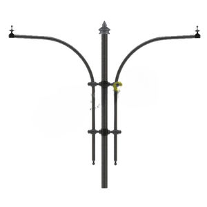 galvanized iron lamp post arm 1