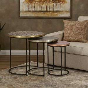 contemporary nesting tables