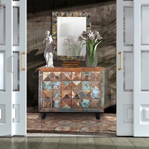 wall-mounted mirror