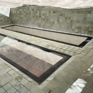 acrylic glass pool floor