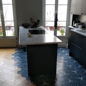 enameled lava countertop