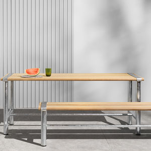 design table and bench set