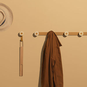 wall-mounted coat rack