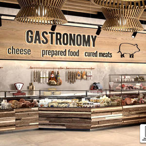 counter refrigerated display case