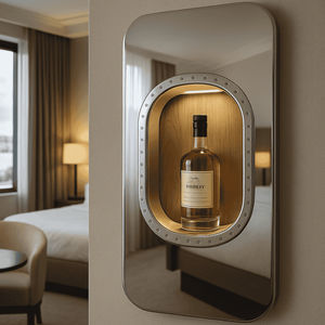 aircraft parts bottle rack