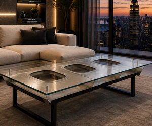 aircraft parts coffee table