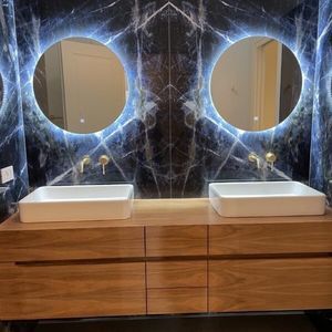 double washbasin cabinet