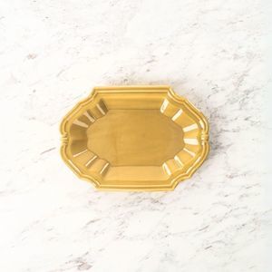 glazed ceramic presentation platter