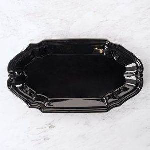 glazed ceramic presentation platter