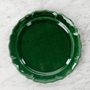 glazed ceramic presentation platter