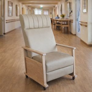 wooden medical chair