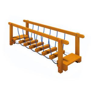 wooden playground bridge 1