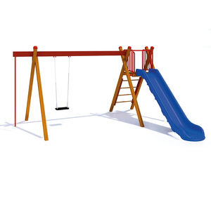 wooden swing