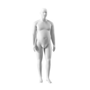 plus size male display mannequin