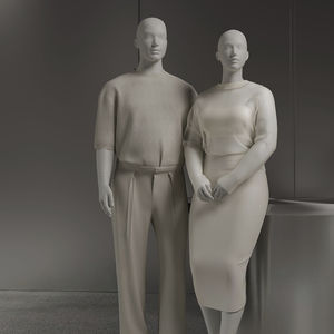 couple display mannequin