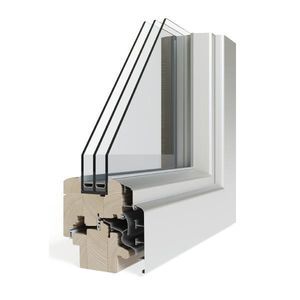 wood-aluminum window