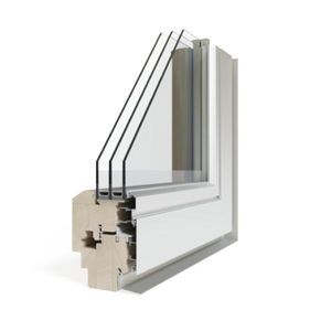 wood-aluminum window