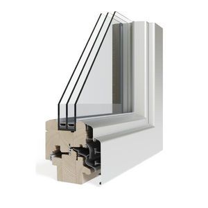 wood-aluminum window