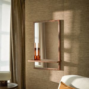 wall-mounted mirror