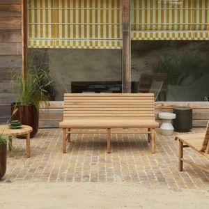 contemporary garden bench
