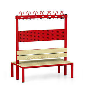 contemporary locker room bench