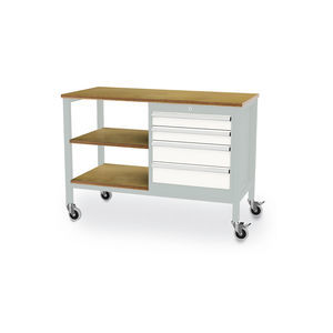 electro-welded steel work-bench