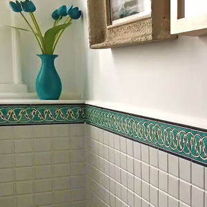 glazed ceramic border tile