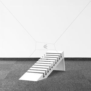 one-sided tile display rack 1