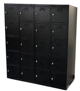 powder-coated steel storage locker