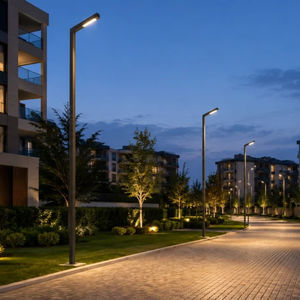 urban lamp post