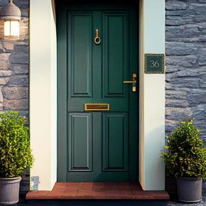 door signage plate