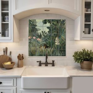 porcelain backsplash