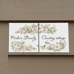 door signage plate