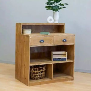 solid wood counter