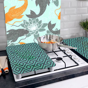tempered glass backsplash