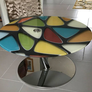 glass coffee table