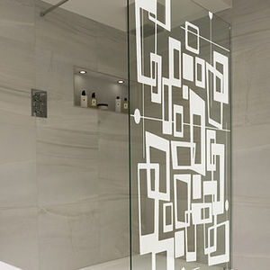 shower decorative film 1