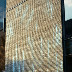 wall cladding with photovoltaic panel